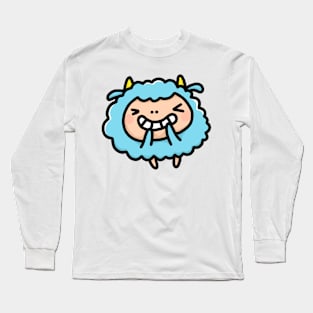 Blue sheep Long Sleeve T-Shirt